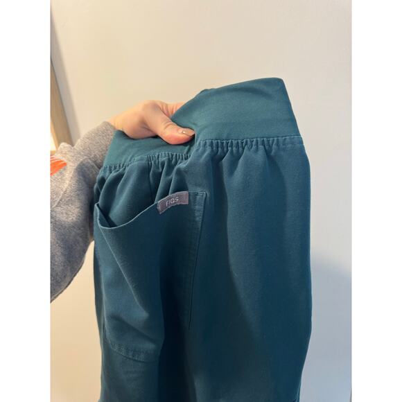 Figs Women's High Waisted Zamora  3XL Jogger Pants Teal - Picture 5 of 5